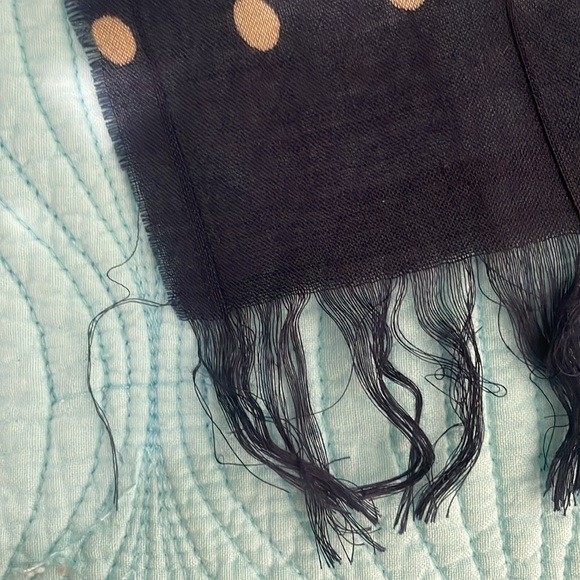 Armani Exchange polka dot wool blend scarf - Picture 6 of 10